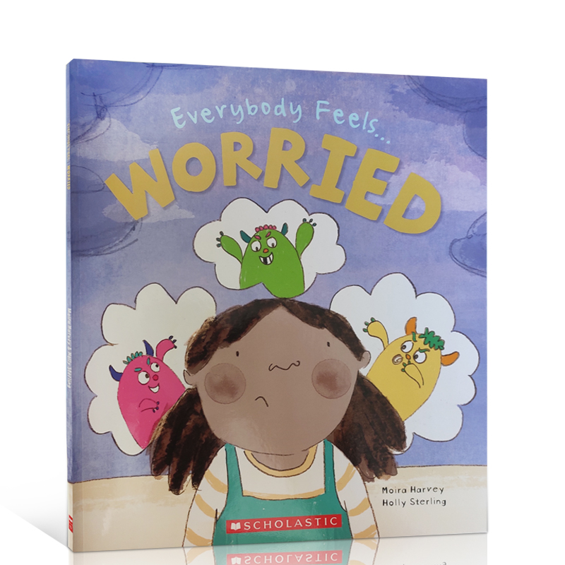 英文原版 Everybody Feels Worried每个人都会烦恼儿童启蒙认知绘本情绪管理与性格培养亲子互动阅读故事图画书平装进口正版书童书