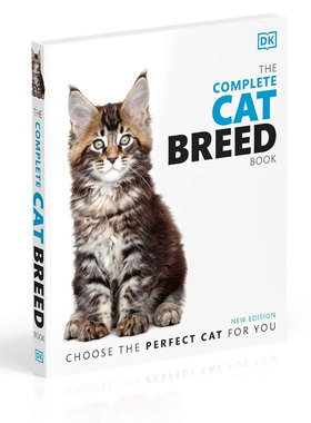 预售英文原版The Complete Cat Breed BookDK百科猫咪完整品种介绍超140个猫猫品种收录介绍宠物指南 动物健康 图文并茂STEAM读物