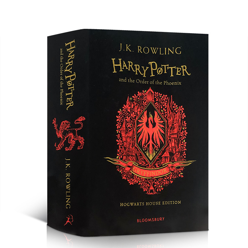 哈利波特与凤凰社格兰芬多 Harry Potter & Order Phoenix Gryffindor JK罗琳 故事章节书英文原版小说 20周年纪念版