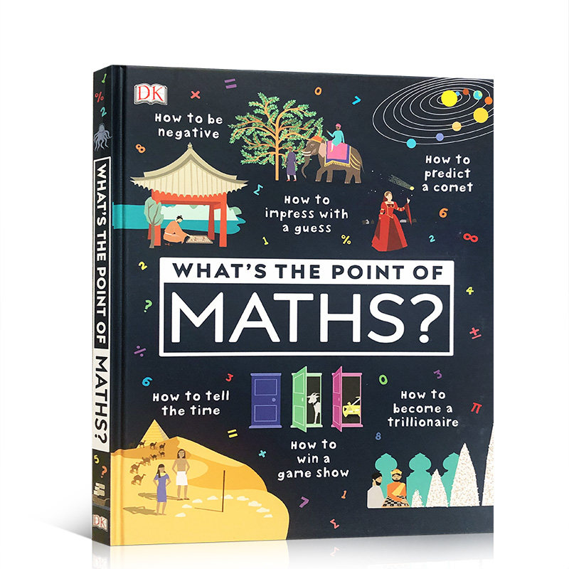 英文原版绘本 What's the Point of Maths? 数学的意义是什么? 儿童精装启蒙读物 DK出品 中小学生数学起源科普阅读书籍