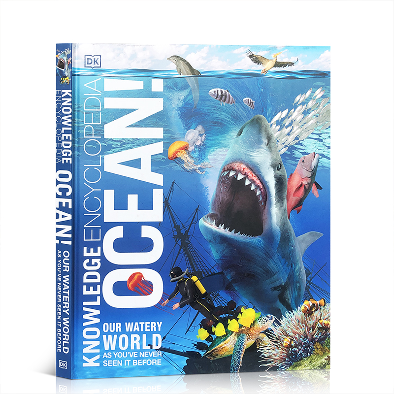 英文原版 DK知识百科 海洋 Knowledge Encyclopedia Ocean  精装精美插图 海底地理地质生态海洋生物图解百科全书儿童百科科普