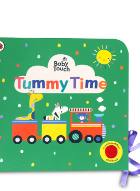 英文原版Baby Touch: Tummy Time宝宝触摸书:趴在肚子上的时间0-3幼儿Peekaboo躲猫猫Rainbow彩虹Playbook触摸书婴儿早教babytouch