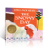 送音频英文原版凯迪克金奖儿童绘本大开The Snowy Day下雪天少儿英语入门启蒙进口正版图书平装廖彩杏书单推荐Christmas圣诞节