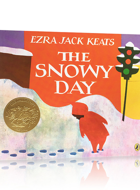 送音频英文原版凯迪克金奖儿童绘本大开The Snowy Day下雪天少儿英语入门启蒙进口正版图书平装廖彩杏书单推荐Christmas圣诞节
