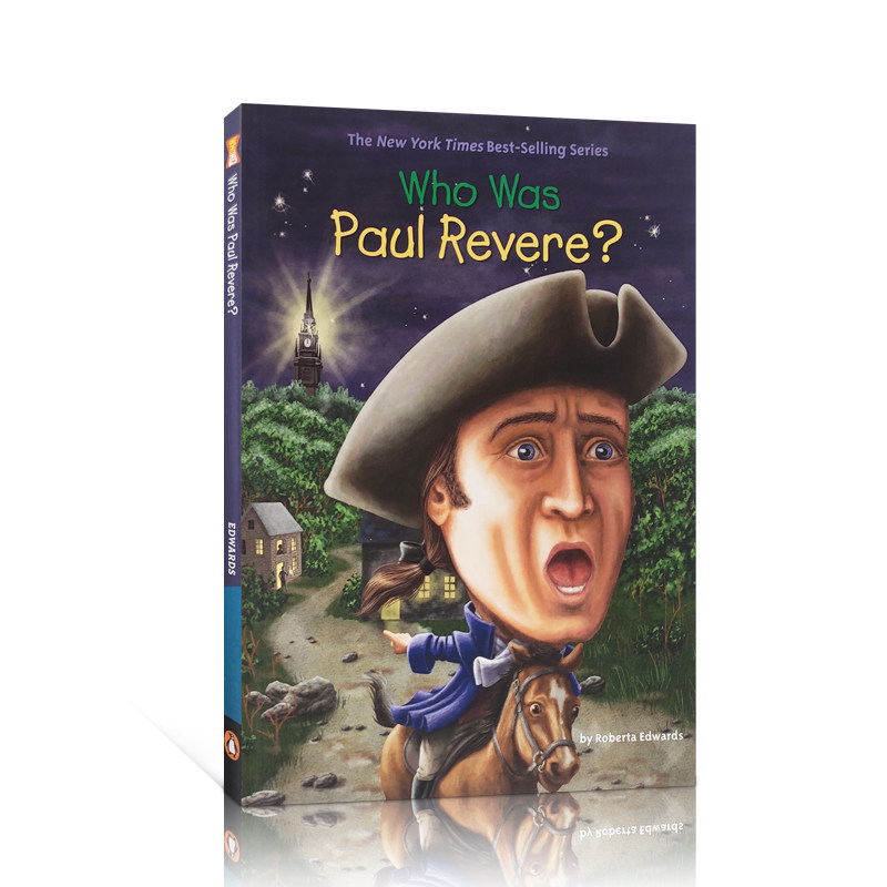 英文原版 保罗里维尔是谁？ Who Was Paul Revere? Who Was/Is 系列名人传记系列 中小学生英语课外读物 美国人物传奇世界名人科普