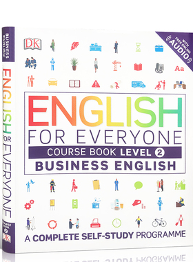 DK人人学英语系列商务课本英文版English for Everyone:Business English Level2 Course Book小花生网推荐englishforeveryone
