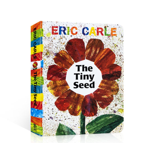 感悟生命 The Tiny Seed 小种子 英文原版 纸板书 Eric carle 卡尔爷爷 吴敏兰书单绘本123第91本 低幼入门启蒙学习英语图书