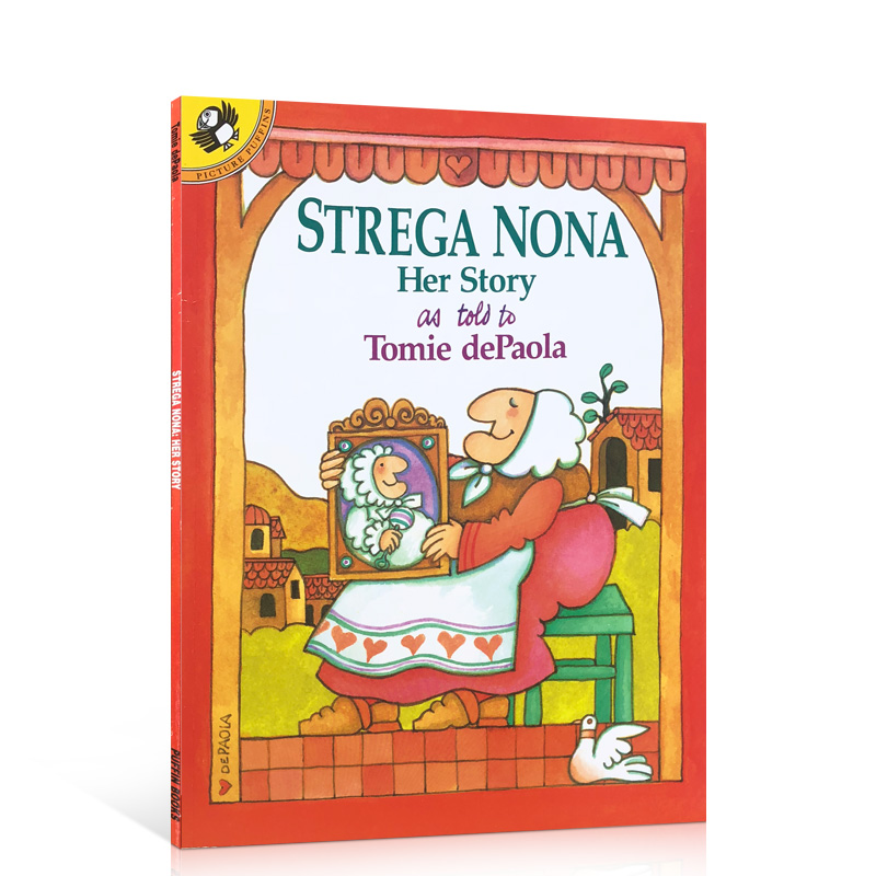 美国进口原版少儿英语绘本 Strega Nona Her Story巫婆奶奶的故事