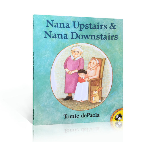 送音频英文原版进口图书 Nana Upstairs and Nana Downstairs 汪培珽第三阶段 名家绘本