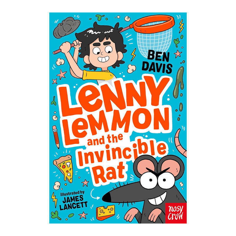 预售英文原版Lenny Lemmon #1: and the Invincible Rat搞笑喜剧 莱尼.莱蒙1爆笑校园喜剧故事平装桥梁/章节书幽默搞笑8-12岁