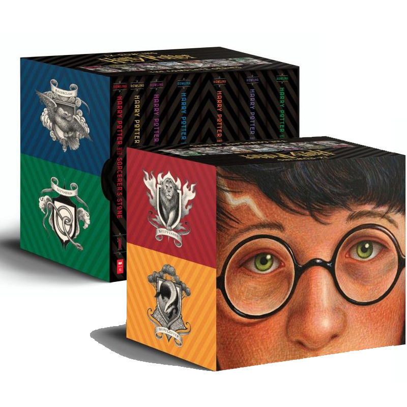 二十周年纪念版哈利波特系列1-7册 Harry Potter Books JK罗琳 魔法石 布莱恩瑟兹尼克 魔幻趣味英语原著小说珍藏书 书籍/杂志/报纸 原版其它 原图主图