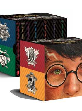 二十周年纪念版哈利波特系列1-7册 Harry Potter Books JK罗琳 魔法石 布莱恩瑟兹尼克 魔幻趣味英语原著小说珍藏书