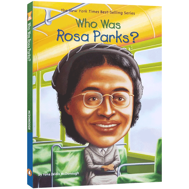 预售英文原版  谁是罗莎·帕克斯 Who Was Rosa Parks Who Was/Is 系列美国名人传记 儿童科普文学 桥梁章节书 学生英语课外阅读