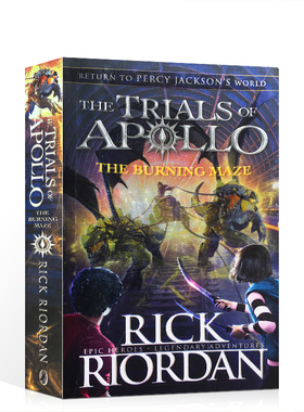 送音频第五季波西杰克逊同系列阿波罗的审判3焚烧的迷宫The Burning Maze英文原版The Trials of Apollo青少年奇幻小说课外畅销