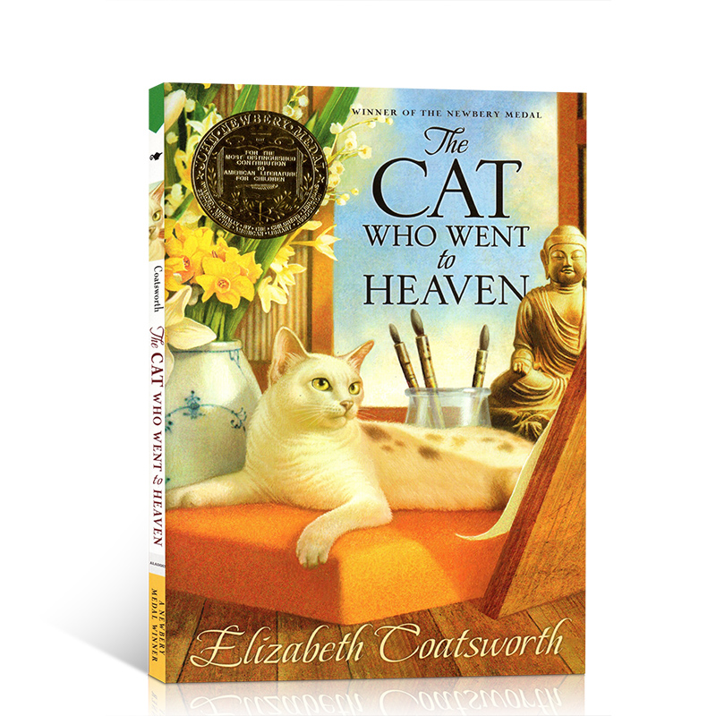 英文原版进口 The Cat Who Went to Heaven 到过天堂的猫 纽伯瑞儿童文学奖金奖绘本 启蒙阅读英语辅导趣味故事图画书籍正版