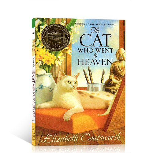 英文原版进口 The Cat Who Went to Heaven 到过天堂的猫 纽伯瑞儿童文学奖金奖绘本 启蒙阅读英语辅导趣味故事图画书籍正版