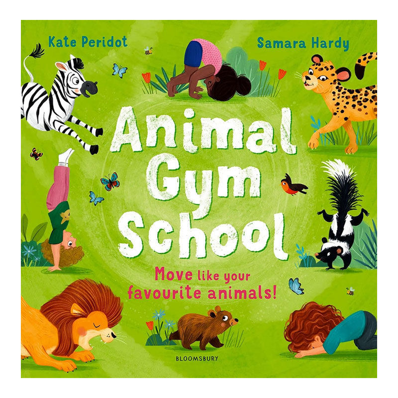 英文原版Animal Gym School动物健身学校像动物一样运动科普绘本 动物知识 可爱插图平装绘本4-8岁