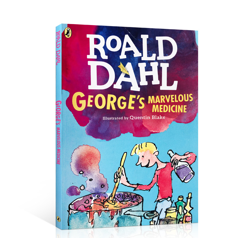 【送音频】乔治的神奇魔药George's Marvellous Medicine罗尔德达尔系列Roald Dahl英文原版小说儿童小学生初中英语课外故事书 书籍/杂志/报纸 儿童读物原版书 原图主图