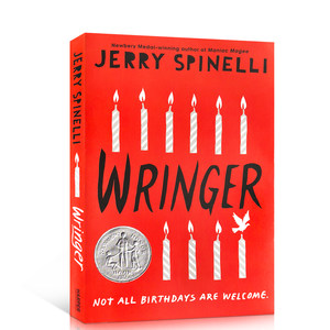 英文原版绘本 Wringer 敲诈者 讲述十岁的男孩帕默反抗残酷的传统 青少年课后阅读文学小说 精美英语阅读读物书籍