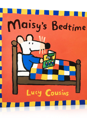 送音频英文原版进口绘本 Maisy's Bedtime小鼠波波廖彩杏少儿童书 低幼儿童英语启蒙图画书 Lucy Cousins 露西卡森 平装 正版
