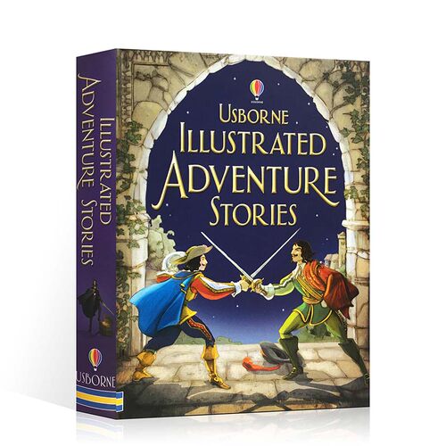 英文原版绘本 Usborne Illustrated adventure stories 经典冒险故事 尤斯伯恩图书 插图精装儿童课外英语故事书 正版进口读物