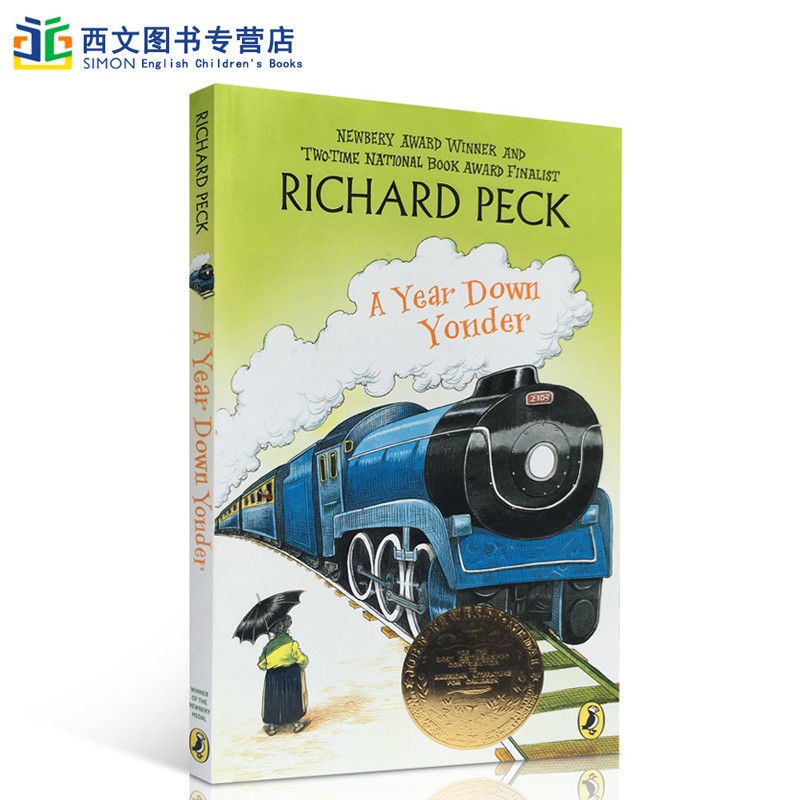 预售英文原版小说A Year Down Yonder 背井离乡的365天荣获纽伯瑞金奖10-15岁中小学阅读英语进阶式正版青少年课外读物品格培养