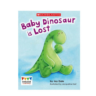 趣味益智亲子启蒙教育互动图书 小恐龙 趣味故事 小恐龙迷路了 Dinosaur Lost 平装 英文原版 幼儿儿童原版 Baby