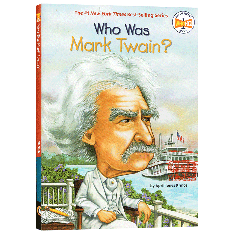 预售Who Was/Is名人传记科普系列马克吐温是谁?Who Was Mark Twain?英文原版纽约时报畅销系列青少年英语课外读物Penguin企鹅出版