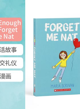 英文原版 Nat Enough #2 Forget Me Nat 忘了我娜塔莉 儿童文学少儿读物课外阅读青少年学习英语漫画小说平装纽约时报畅销作者作品