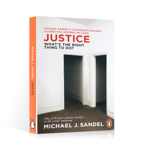 英文原版Michael J.Sandel Justice:What's the Right Thing to Do公正:做哪些事是正确迈克尔桑德尔公开课逻辑思维人生哲理