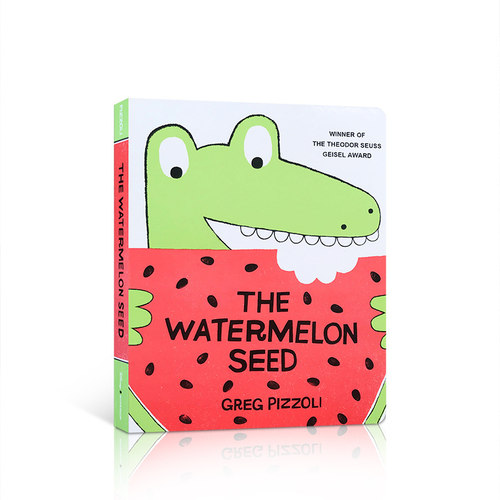 预售英文原版 The Watermelon Seed西瓜籽苏斯博士奖获奖绘本儿童趣味纸板书故事绘本0-3-6岁 幼儿启蒙亲子阅读图文书睡前晚安读物