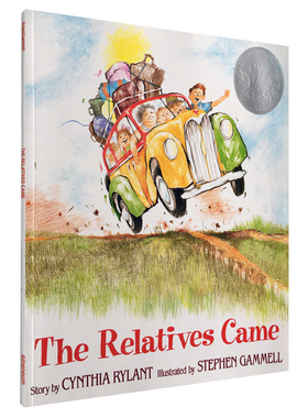 （凯迪克银奖）The Relatives Came 亲朋自远方来 英文童书绘本 启蒙阅读早教训练英语儿童睡前故事图画书籍