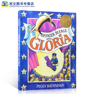 And 绘本 警官巴克尔和警犬葛芮雅 美国儿童百本书单 凯迪克金奖 Gloria Buckle Officer 英文原版 送音频