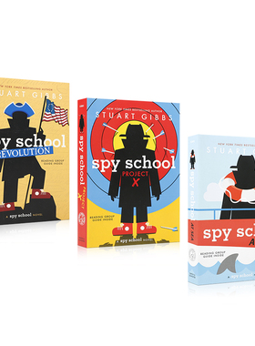 间谍学校 系列8-10册(3本)Spy School #8 Revolution/#9 At Sea/#10 Project X 10-14岁儿童启蒙侦探推理畅销系列桥梁/章节书