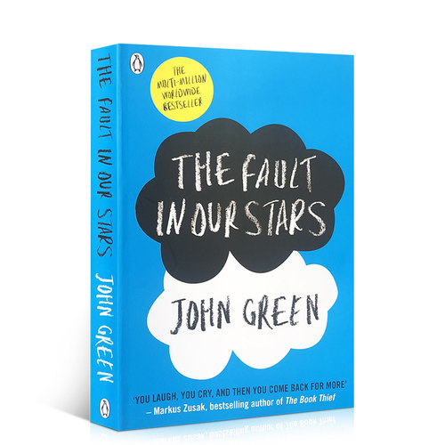 英文原版The Fault In Our Stars无比美妙的痛苦星运里的错浪漫爱情电影原著小说John Green著作奇迹男孩Wonder怦然心动Flipped