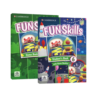 英文原版Fun Skills Student's Pack with Home Skills Booklet Level 6 Fun Skills 6学生套装(主课本+练习册)剑桥少儿英语备考书