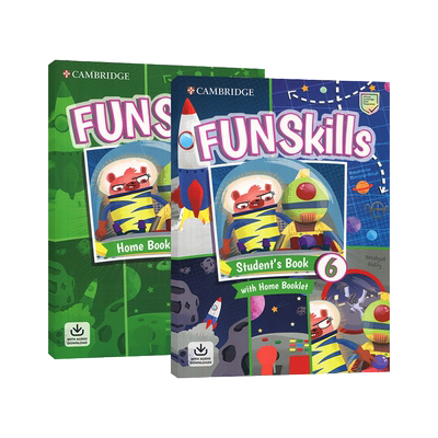 英文原版Fun Skills Student's Pack with Home Skills Booklet Level 6 Fun Skills 6学生套装(主课本+练习册)剑桥少儿英语备考书