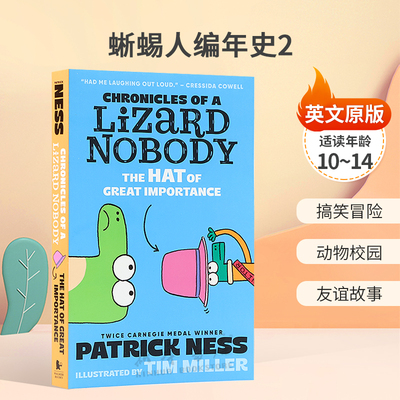 预售英文原版Chronicles of a Lizard Nobody: The Hat of Great Importance蜥蜴人编年史2搞笑拟人化动物学校小说10-14岁