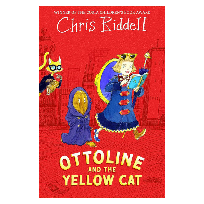 英文原版Ottoline #1: and the Yellow Cat小侦探欧杜琳1 黄猫胡椒罐大楼的小侦探系列黑白插图 幽默悬疑桥梁章节书10-14岁