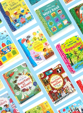 100元2本Usborne尤斯伯恩偷偷看里面揭秘系列翻翻书peep/look/see inside英文原版绘本抽拉书低幼儿童英语启蒙认知绘本早教