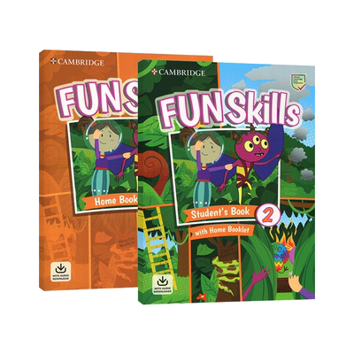 Fun Skills 2020新版剑桥少儿英语YLE考试二级官方备考书 funskills 2 学生用书套装 英文原版 剑桥英语考试教材 pre A1 starter