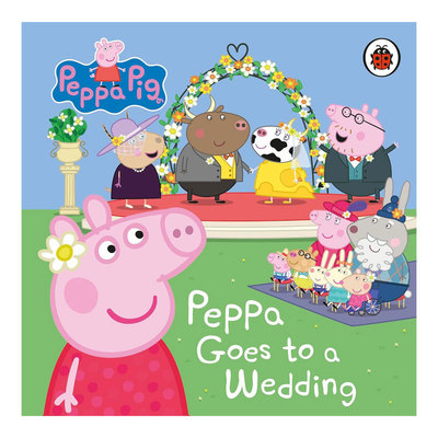 预售英文原版Peppa Pig: Peppa Goes to a Weddin小猪佩奇去参加婚礼和佩奇学习婚礼知识启蒙认知 趣味绘本 生活体验平装绘本2-6岁