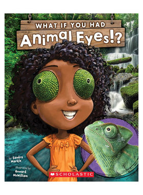 英文原版 What If You Had Animal Eyes? 如果你有动物的眼睛 全彩插图趣味科普动物百科  平装 STEAM读物 科普百科 4-8岁