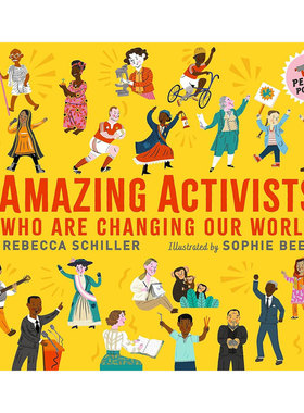 预售英文原版Amazing Activists Who Are Changing Our World改变我们世界的了不起活动家20位关爱地球和人类的杰出活动家故事生