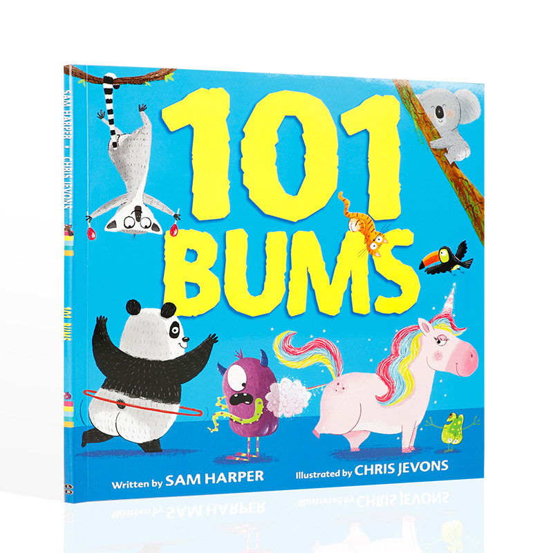 英文原版进口101 Bums101流浪汉 3-5岁低幼儿童英语启蒙认知绘本 亲子互动共读早教书 儿童趣味性幽默绘本图画故事书