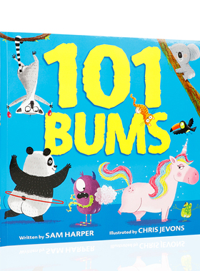 英文原版进口101 Bums101流浪汉 3-5岁低幼儿童英语启蒙认知绘本 亲子互动共读早教书 儿童趣味性幽默绘本图画故事书