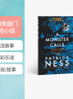 预售英文原版 A Monster Calls恶魔的呼唤儿童奇幻魔幻冒险小说卡内基金奖正版进口电影原著Patrick Ness青少年阅读书送音频