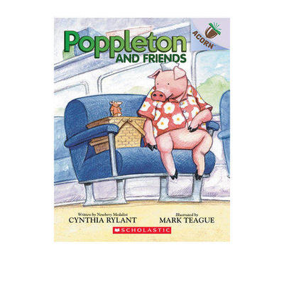 进口英文原版Poppleton #2: Poppleton and Friends: An Acorn Book 小猪波普尔顿和朋友们大树姐妹篇橡树系列An Acorn 桥梁章节书