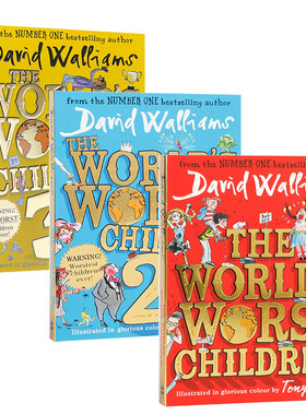 英文原版David Walliams了不起的大盗奶奶The world's worst children世界上最糟糕的孩子老师Spaceboy搞笑桥梁章节漫画书robodog