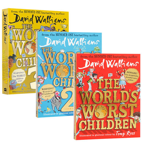 英文原版David Walliams了不起的大盗奶奶The world's worst children世界上最糟糕的孩子老师Spaceboy搞笑桥梁章节漫画书robodog
